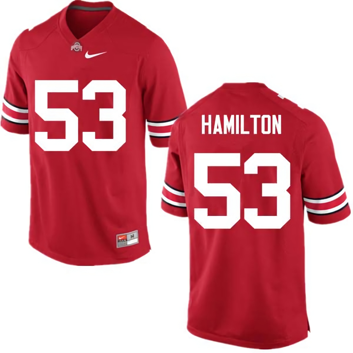 Davon Hamilton Ohio State Buckeyes Men's NCAA #53 Nike Red College Stitched Football Jersey WPC0556YE